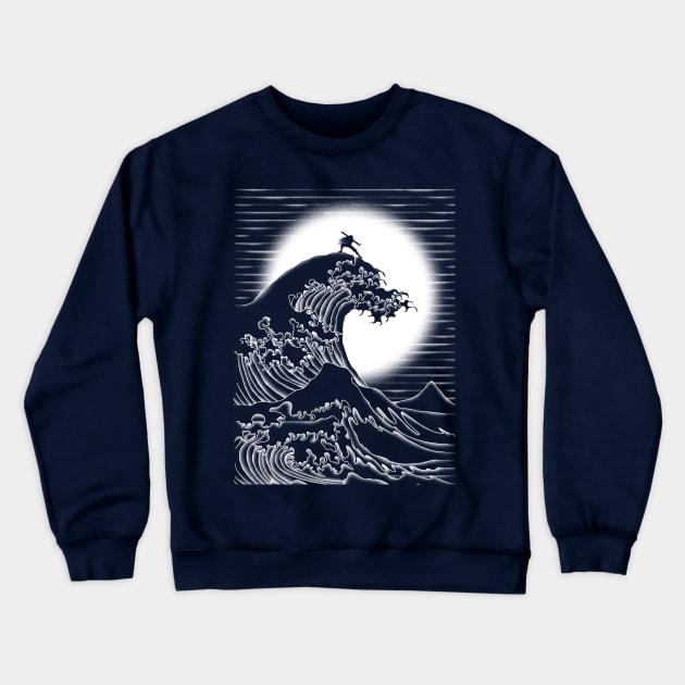 Water Bending Crewneck Sweatshirt by Tobe_Fonseca